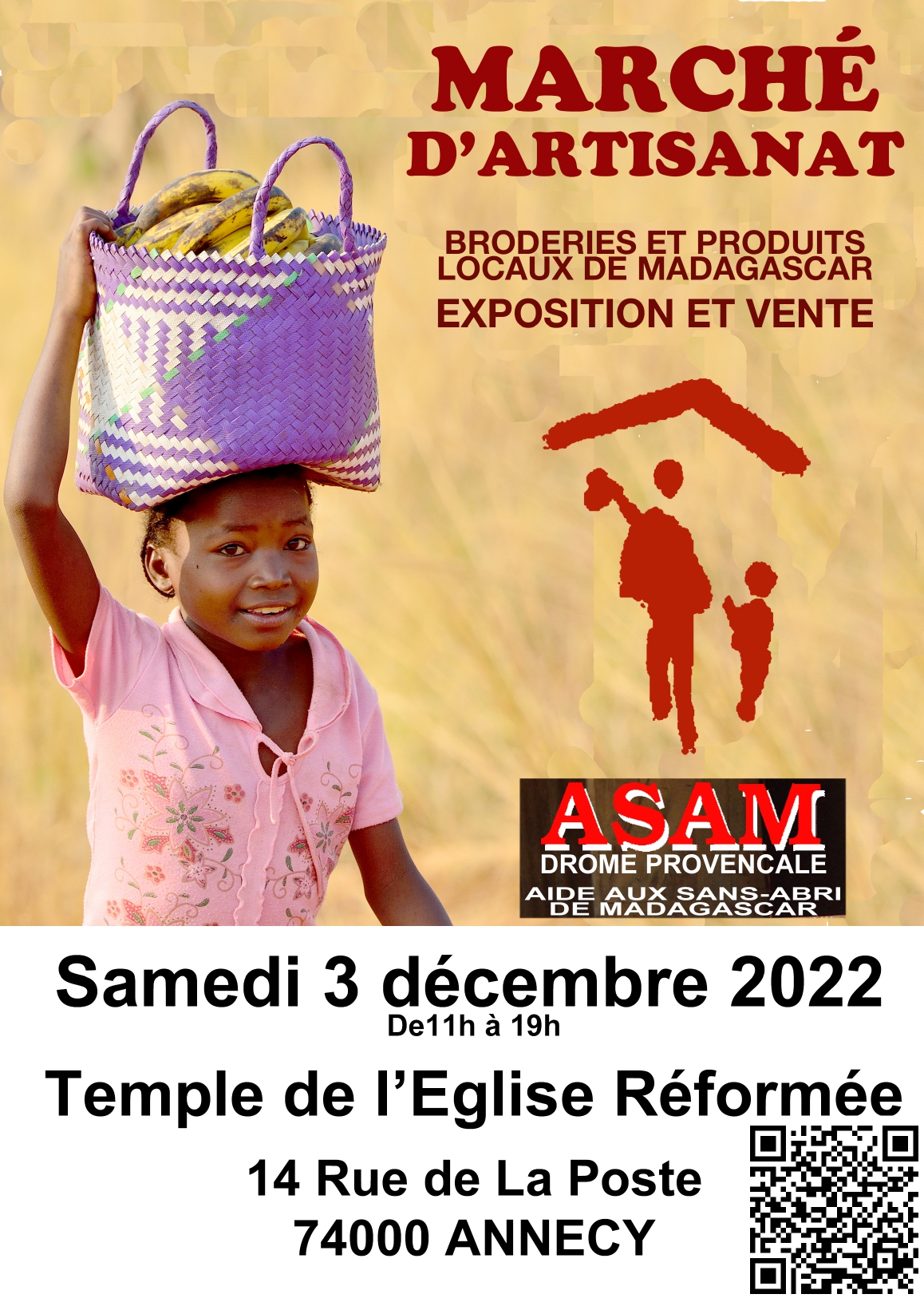 affiche marché artisanat
