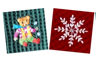 motif broderie noël